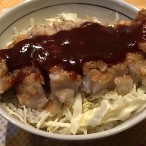 B級グルメ！　デミグラかつ丼